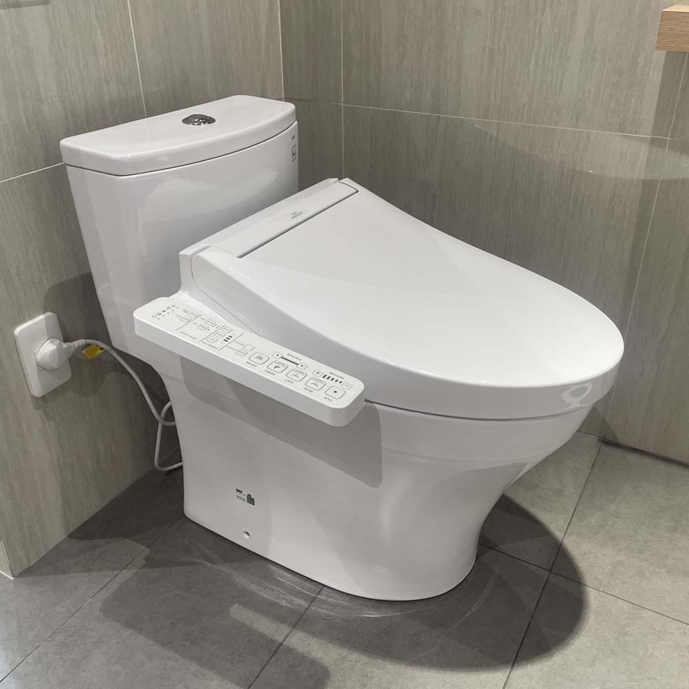 Bồn cầu TOTO MS885CDW17 1 khối nắp điện tử Washlet C2 TCF23460AAA giấu dây