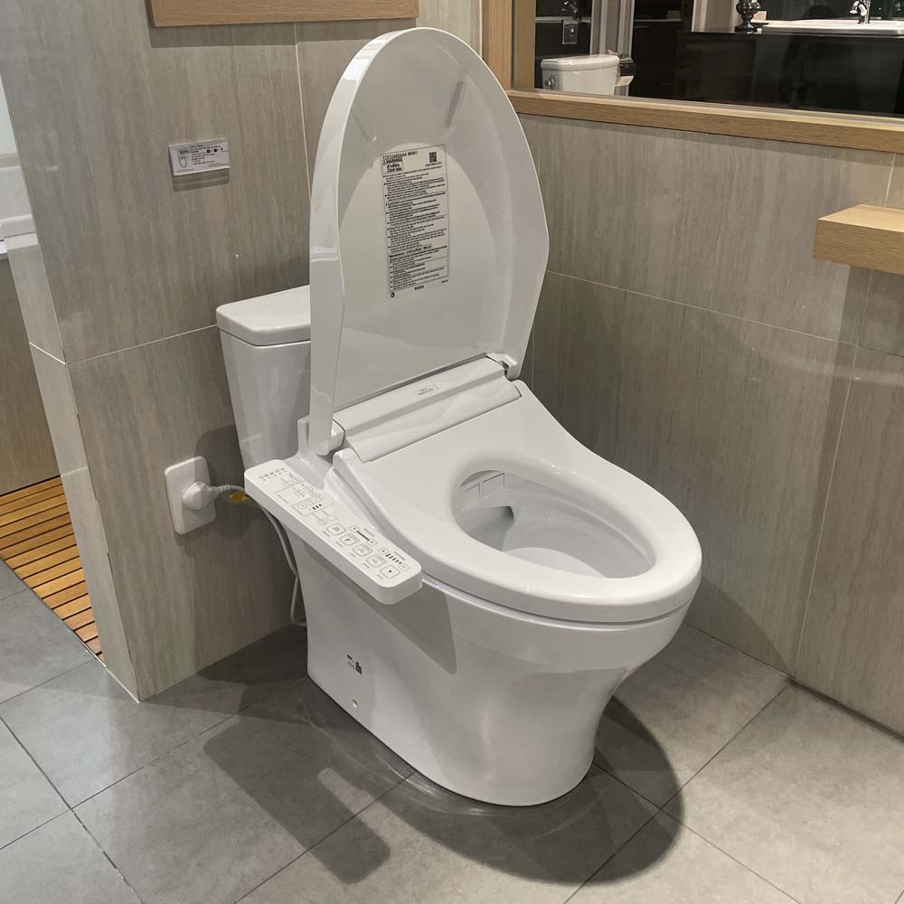 Bồn cầu TOTO MS885CDW17 1 khối nắp điện tử Washlet C2 TCF23460AAA giấu dây