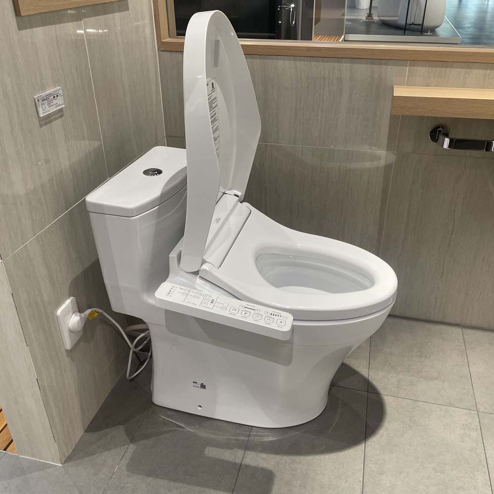 Bồn cầu TOTO MS885CDW17 1 khối nắp điện tử Washlet C2 TCF23460AAA giấu dây