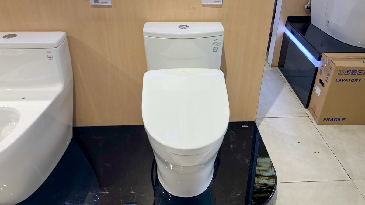 Bồn cầu TOTO MS885CDW23 1 khối nắp điện tử Washlet S7 TCF47360GAA giấu dây