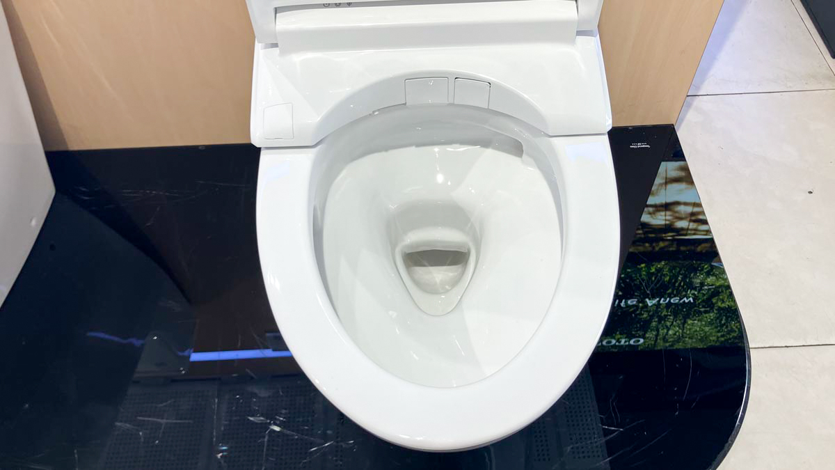 Bồn cầu TOTO MS885CDW23 1 khối nắp điện tử Washlet S7 TCF47360GAA giấu dây