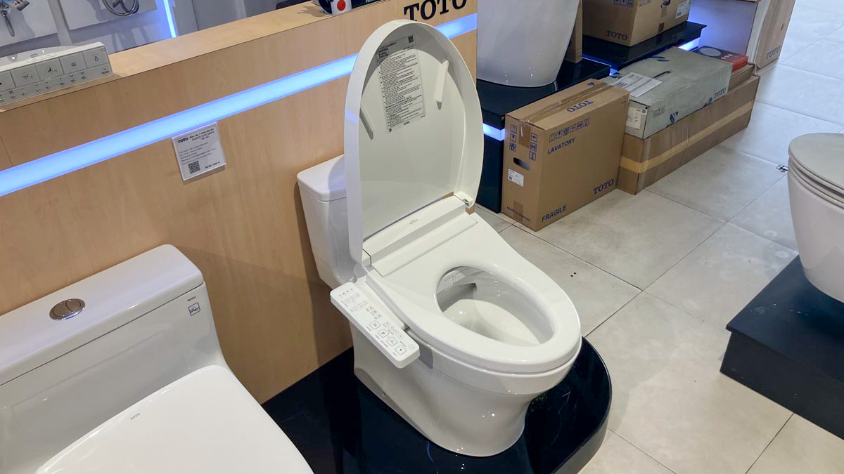 Bồn cầu TOTO MS885CDW24 1 khối nắp điện tử Washlet S2 TCF33461GAA giấu dây