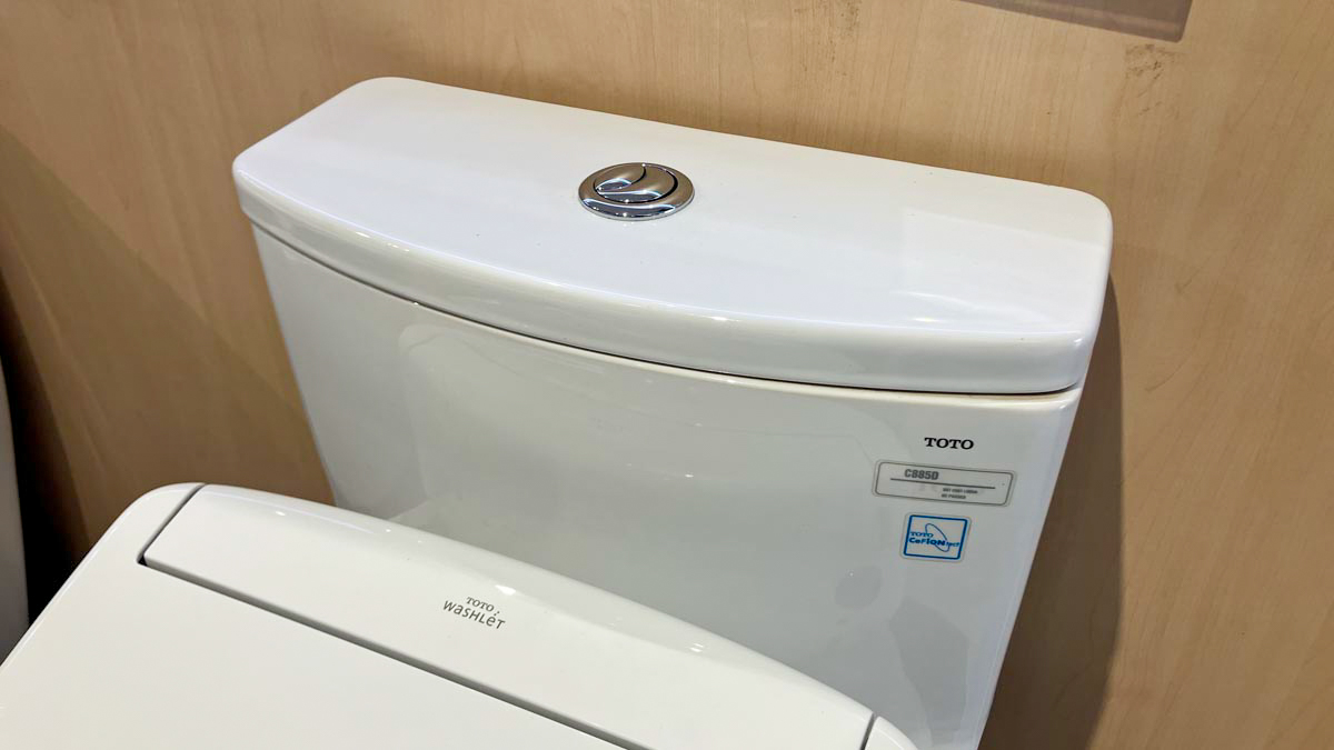 Bồn cầu TOTO MS885CDW25 1 khối nắp điện tử Washlet S5 TCF34461GAA giấu dây