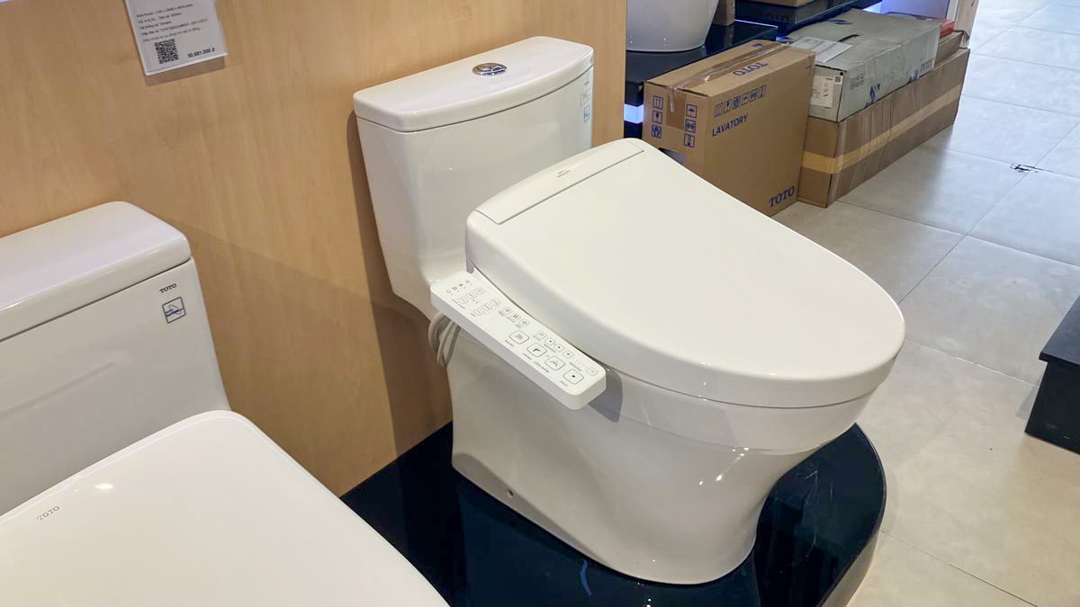 Bồn cầu TOTO MS885DW24 1 khối nắp điện tử Washlet S2 TCF33461GAA