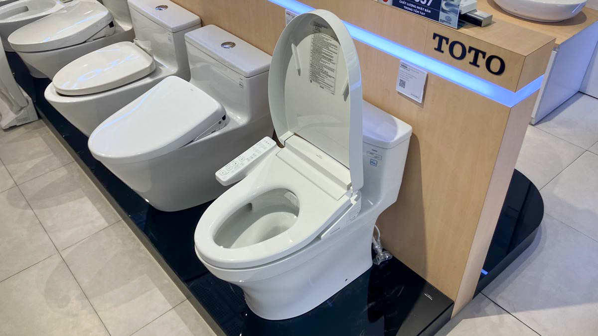 Bồn cầu TOTO MS885DW24 1 khối nắp điện tử Washlet S2 TCF33461GAA