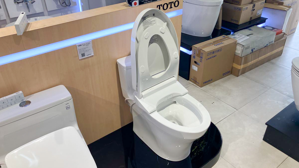 Bồn cầu TOTO MS885DW25 1 khối nắp điện tử Washlet S5 TCF34461GAA