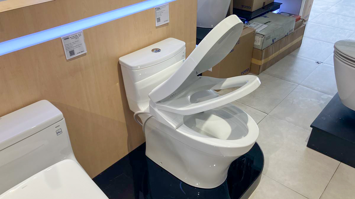 Bồn cầu TOTO MS885DW25 1 khối nắp điện tử Washlet S5 TCF34461GAA