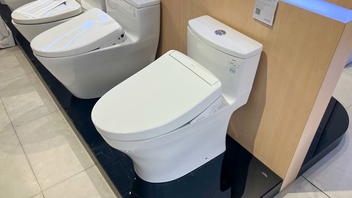 Bồn cầu TOTO MS885DW25 1 khối nắp điện tử Washlet S5 TCF34461GAA