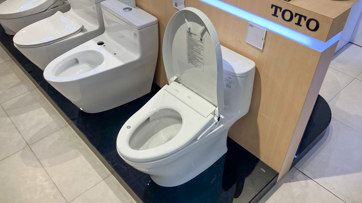 Bồn cầu TOTO MS887CRW23 1 khối nắp điện tử Washlet S7 TCF47360GAA giấu dây