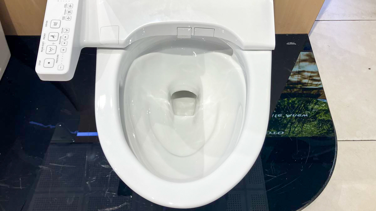 Bồn cầu TOTO MS887CRW24 1 khối nắp điện tử Washlet S2 TCF33461GAA giấu dây