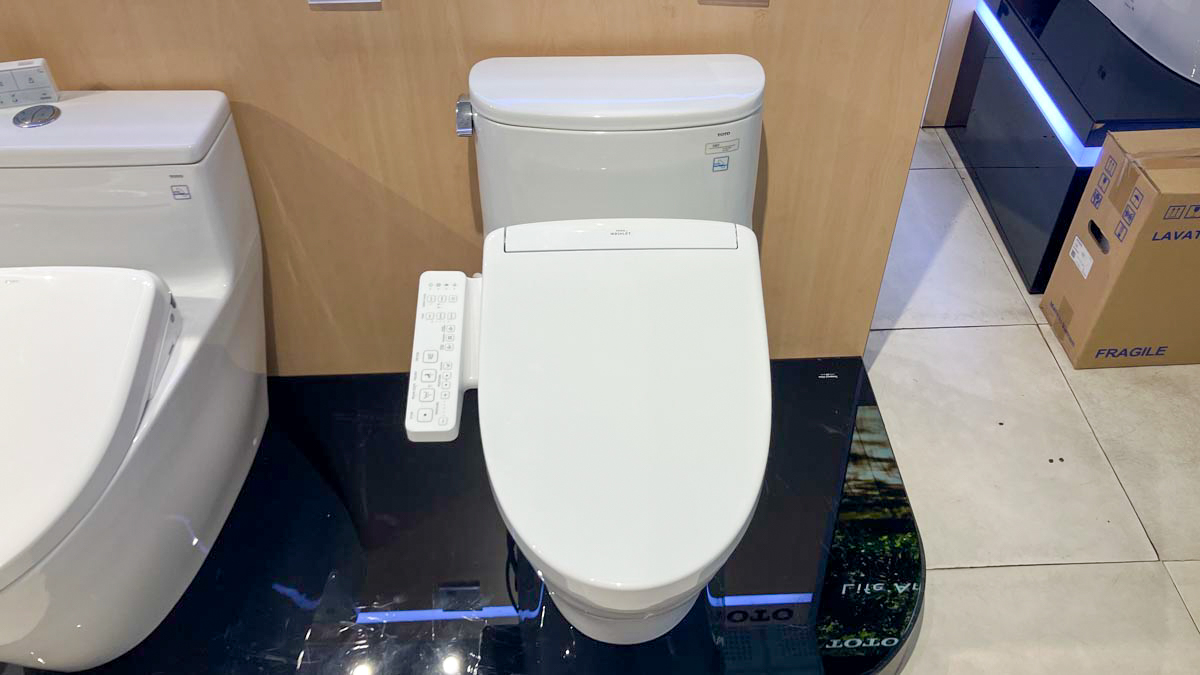 Bồn cầu TOTO MS887CRW24 1 khối nắp điện tử Washlet S2 TCF33461GAA giấu dây