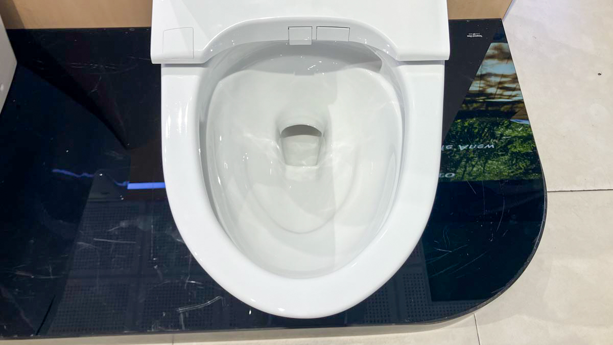 Bồn cầu TOTO MS887CRW25 1 khối nắp điện tử Washlet S5 TCF34461GAA giấu dây