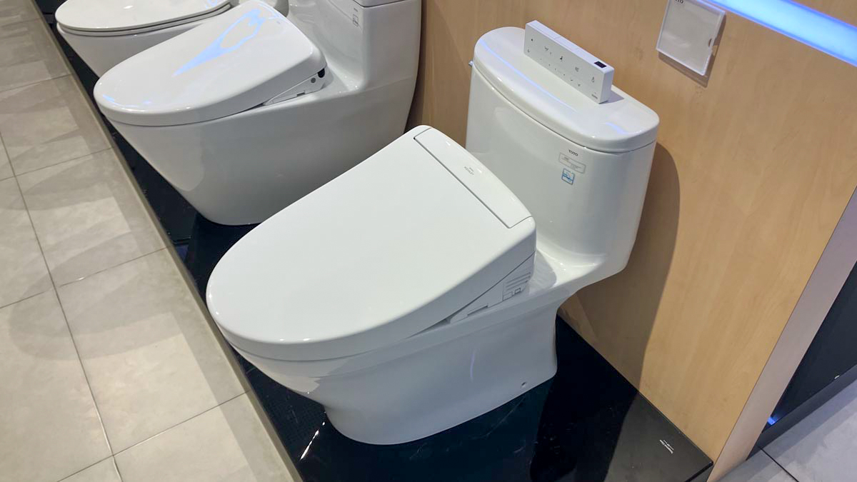 Bồn cầu TOTO MS887CRW25 1 khối nắp điện tử Washlet S5 TCF34461GAA giấu dây