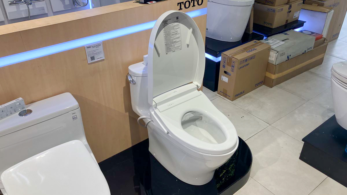 Bồn cầu TOTO MS887RW25 1 khối nắp điện tử Washlet S5 TCF34461GAA