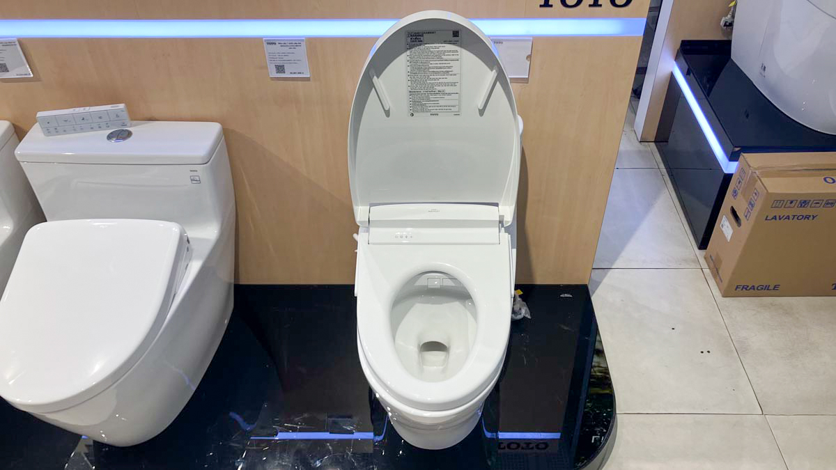 Bồn cầu TOTO MS887RW25 1 khối nắp điện tử Washlet S5 TCF34461GAA