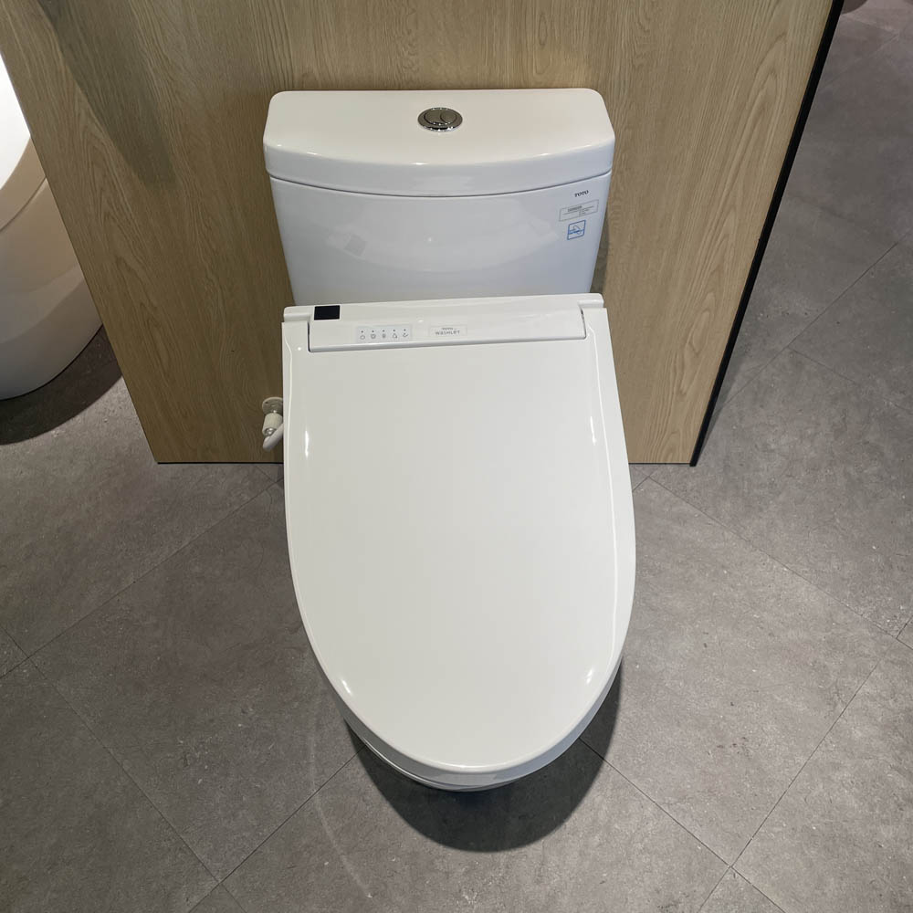 Bồn cầu TOTO MS889CDRW15 1 khối nắp điện tử Washlet C5 TCF24460AAA giấu dây