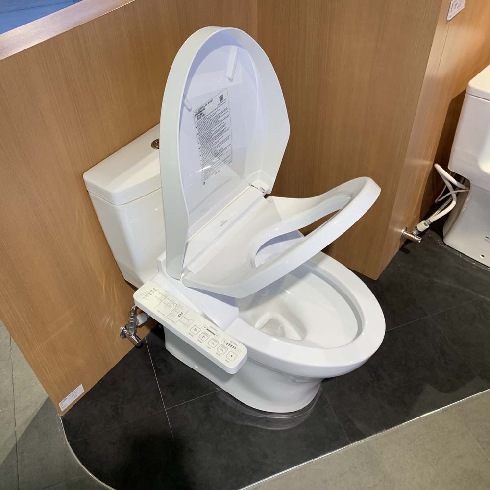 Bồn cầu TOTO MS889CDRW17 1 khối nắp điện tử Washlet C2 TCF23460AAA giấu dây