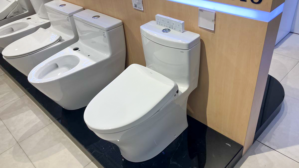 Bồn cầu TOTO MS889CDRW23 1 khối nắp điện tử Washlet S7 TCF47360GAA giấu dây