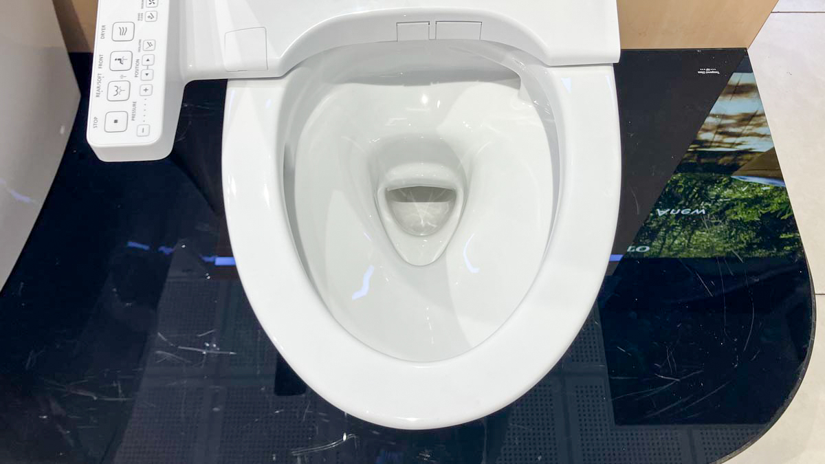 Bồn cầu TOTO MS889CDRW24 1 khối nắp điện tử Washlet S2 TCF33461GAA giấu dây