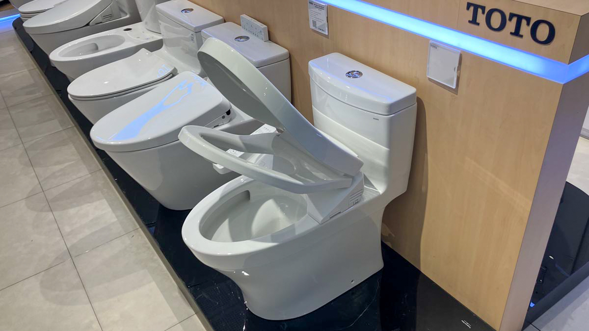 Bồn cầu TOTO MS889CDRW24 1 khối nắp điện tử Washlet S2 TCF33461GAA giấu dây