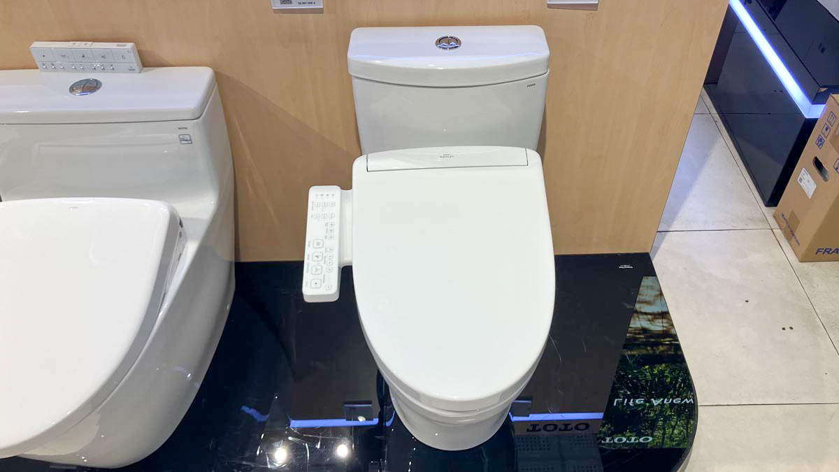 Bồn cầu TOTO MS889CDRW24 1 khối nắp điện tử Washlet S2 TCF33461GAA giấu dây