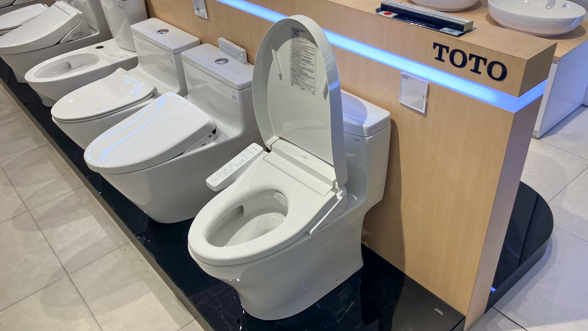 Bồn cầu TOTO MS889CDRW24 1 khối nắp điện tử Washlet S2 TCF33461GAA giấu dây