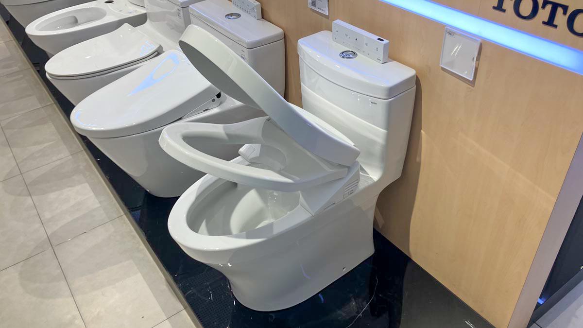 Bồn cầu TOTO MS889CDRW25 1 khối nắp điện tử Washlet S5 TCF34461GAA giấu dây