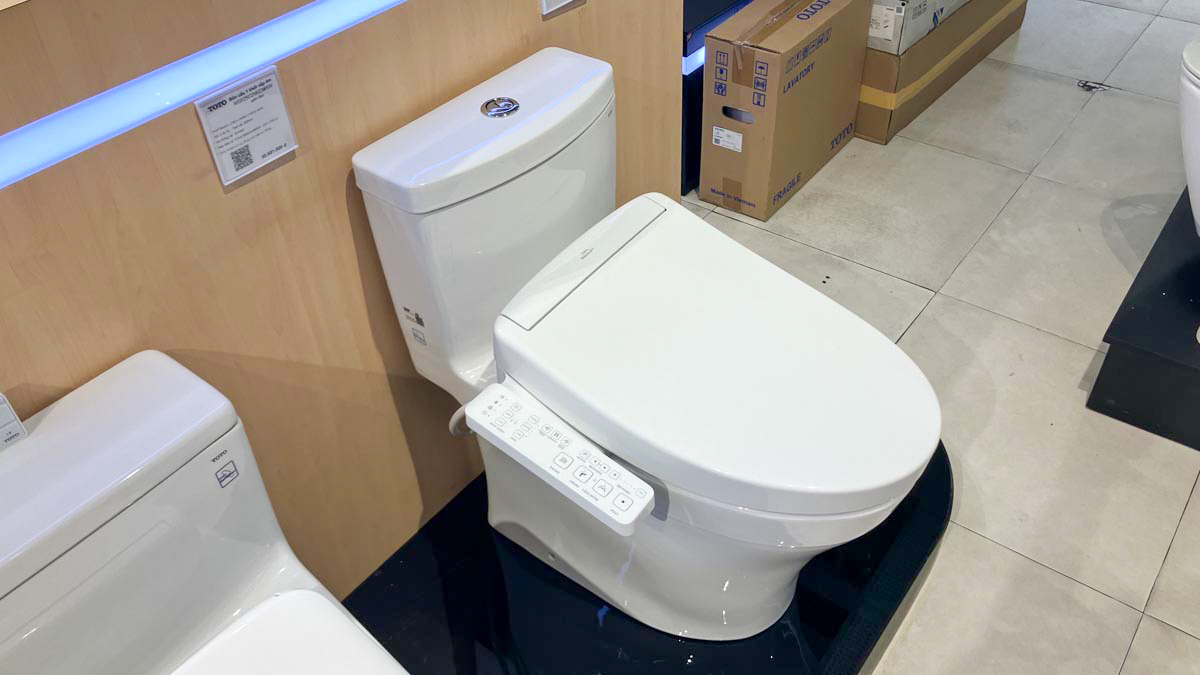 Bồn cầu TOTO MS889DRW24 1 khối nắp điện tử Washlet S2 TCF33461GAA