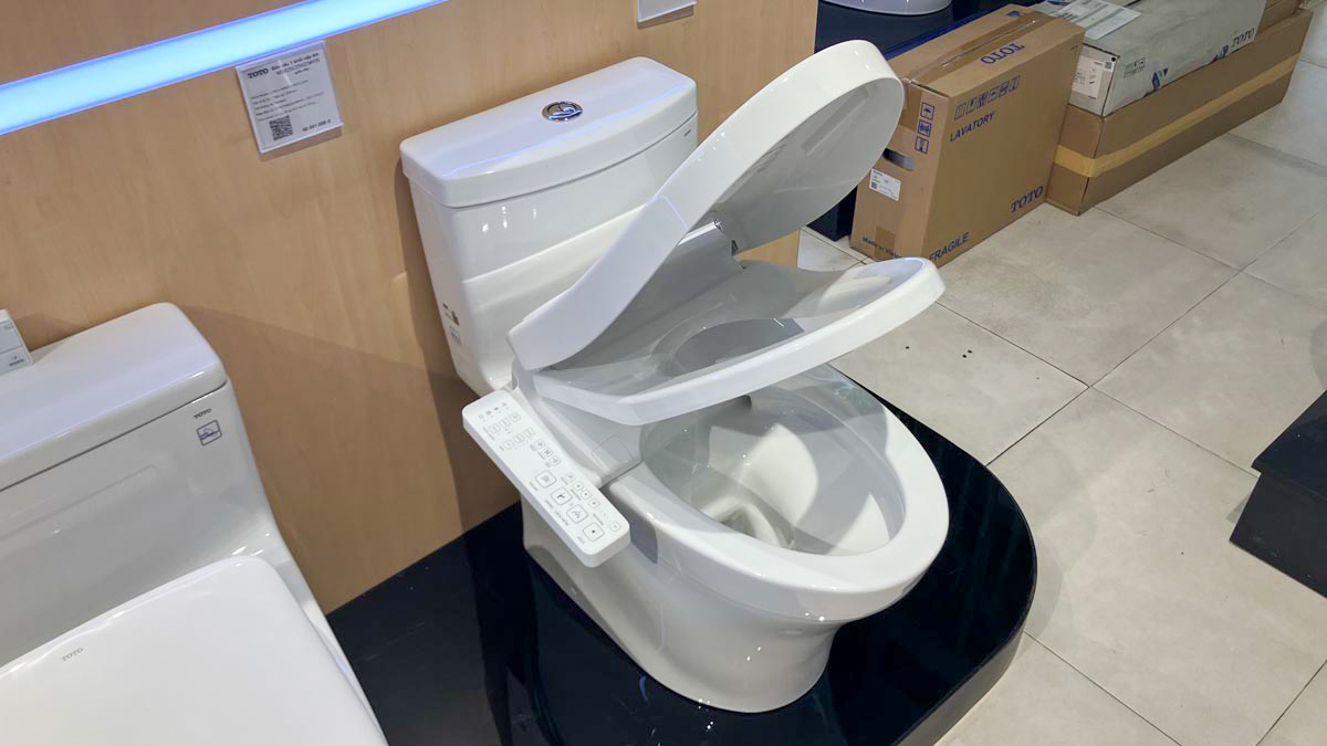 Bồn cầu TOTO MS889DRW24 1 khối nắp điện tử Washlet S2 TCF33461GAA