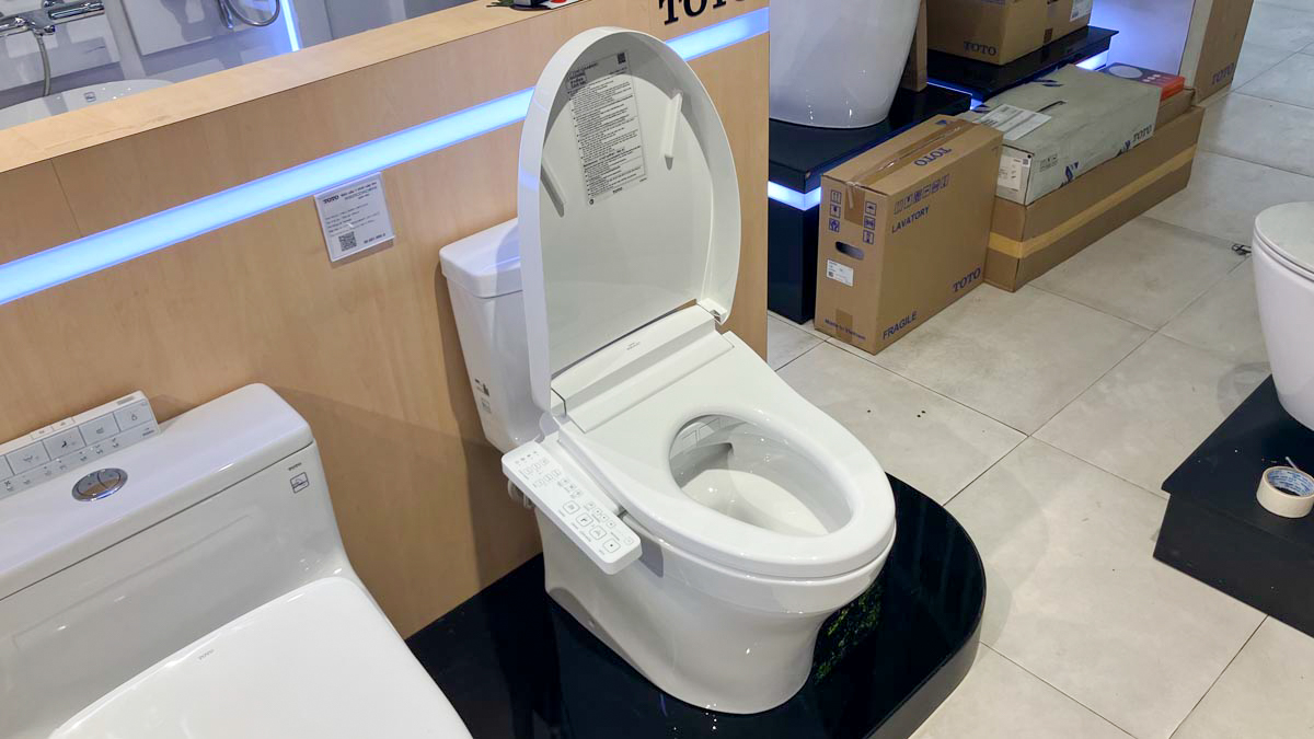 Bồn cầu TOTO MS889DRW24 1 khối nắp điện tử Washlet S2 TCF33461GAA