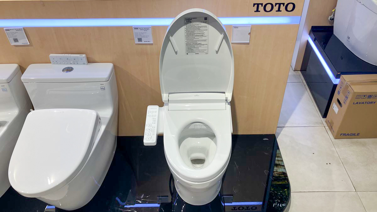 Bồn cầu TOTO MS889DRW24 1 khối nắp điện tử Washlet S2 TCF33461GAA