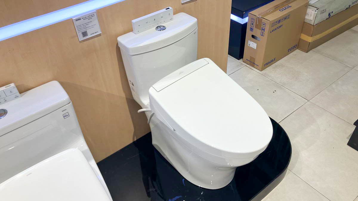 Bồn cầu TOTO MS889DRW25 1 khối nắp điện tử Washlet S5 TCF34461GAA