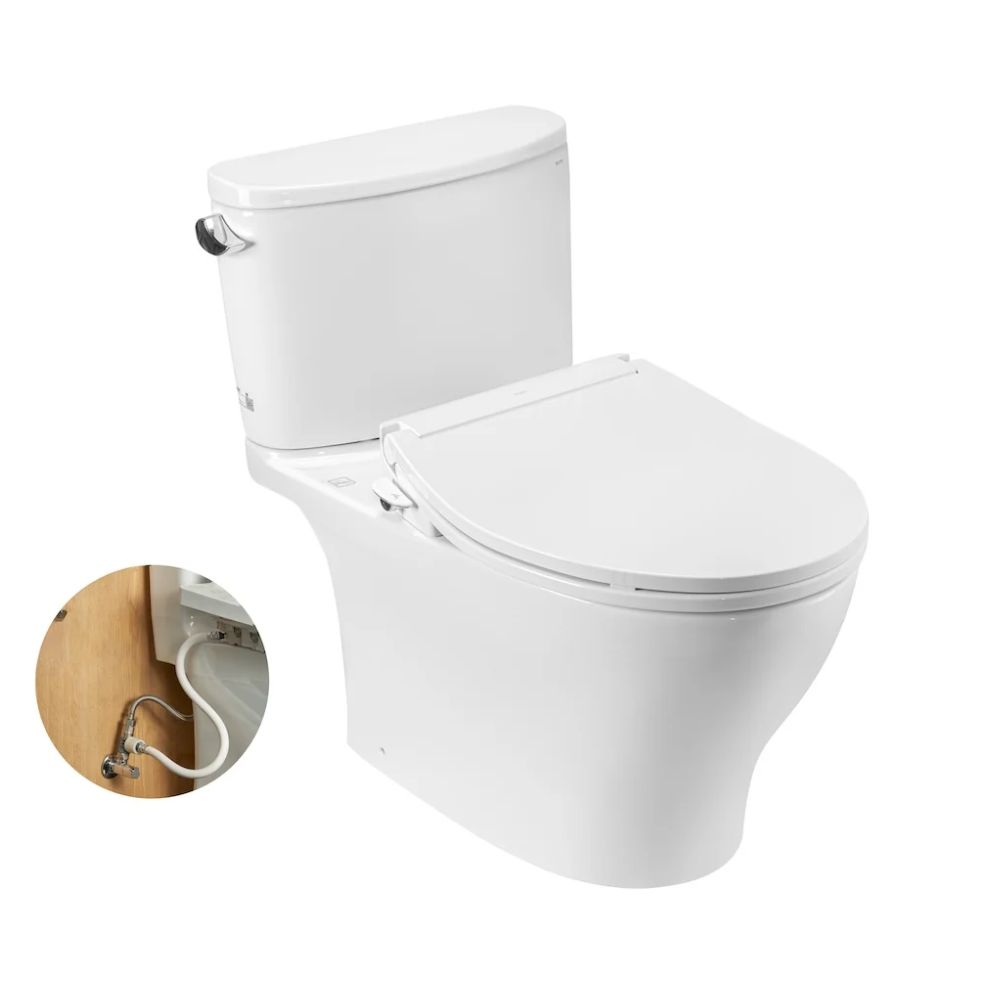 Bồn cầu TOTO CS767RE6 2 khối nắp rửa cơ TCW11S