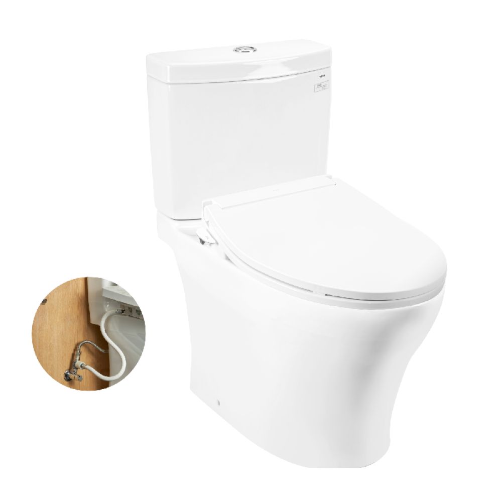 Bồn cầu TOTO CS769DRE6 2 khối nắp rửa cơ TCW11S
