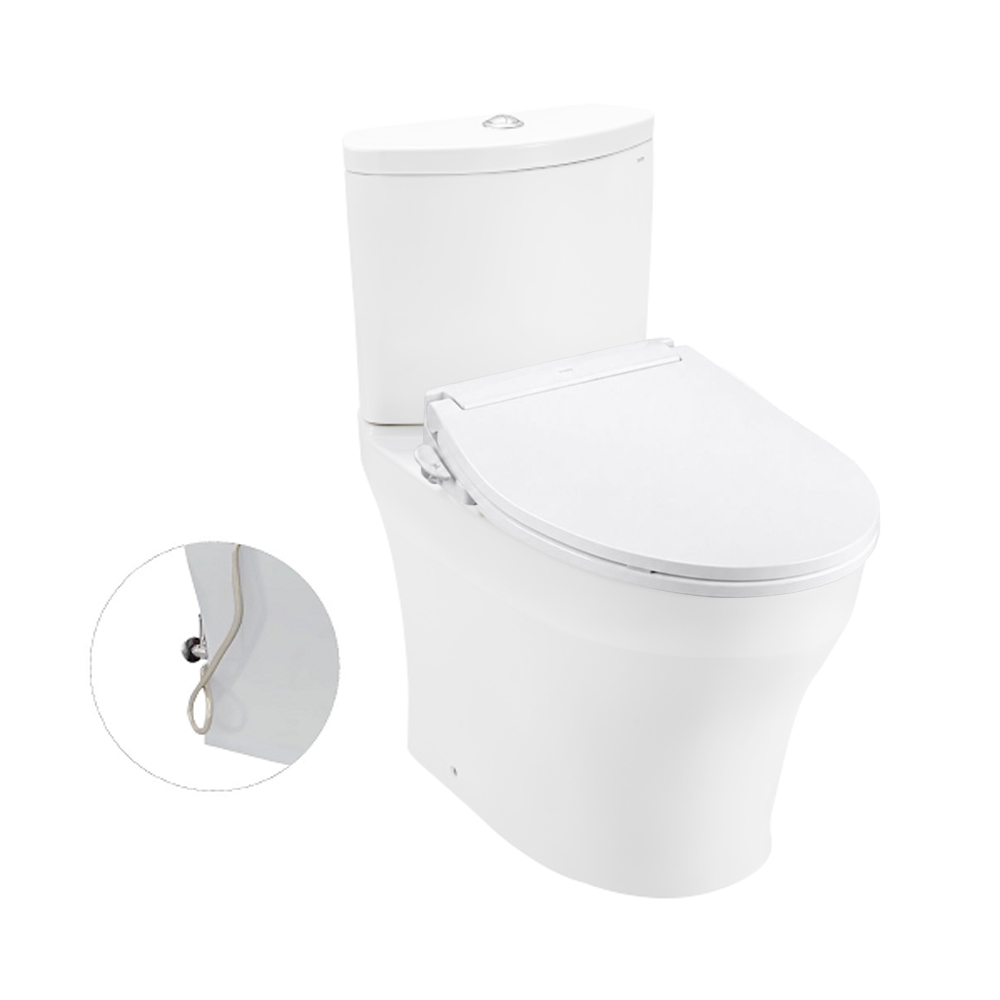 Bồn cầu TOTO CS838DE6 2 khối nắp rửa cơ TCW11S