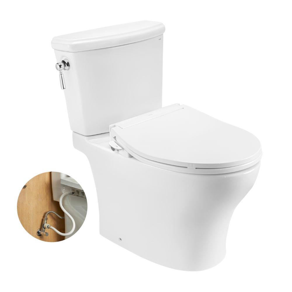 Bồn cầu TOTO CS986GE6 2 khối nắp rửa cơ TCW11S