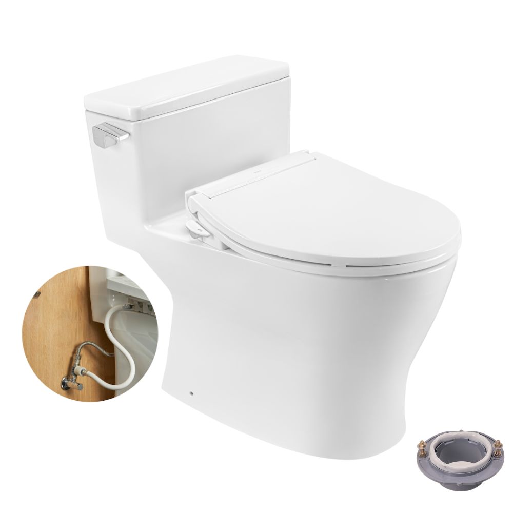 Bồn cầu TOTO MS188VKE6/T53P100VR 1 khối nắp rửa cơ TCW11S