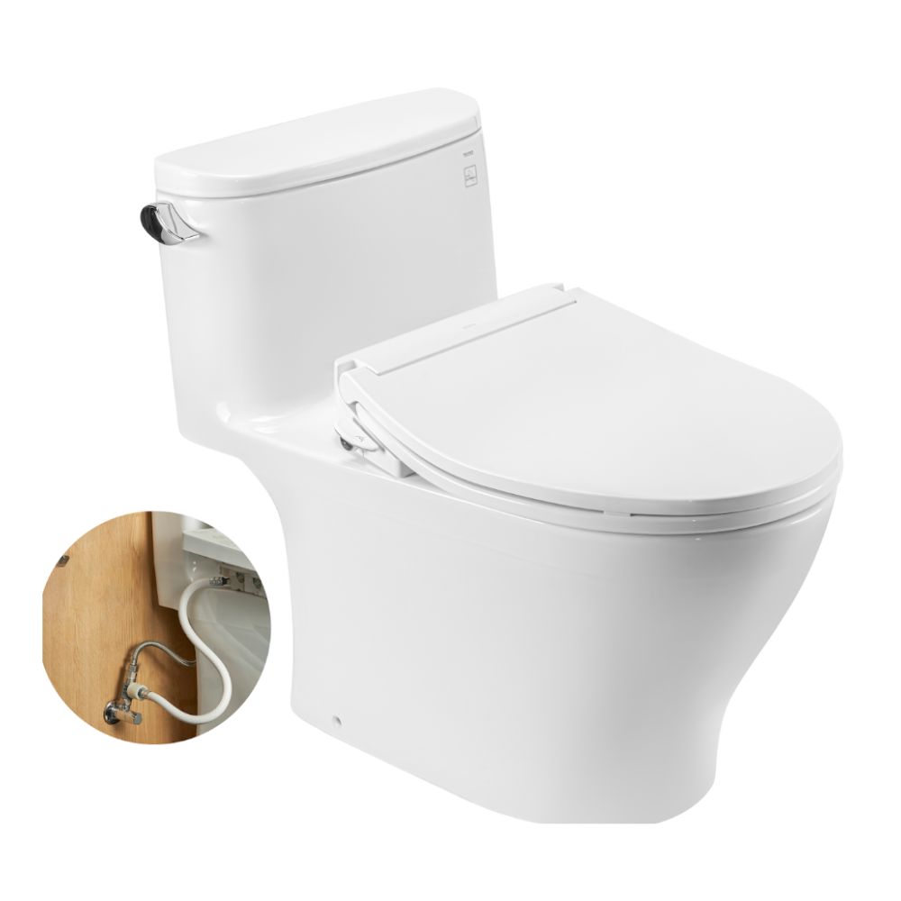 Bồn cầu TOTO MS887RE6 1 khối nắp rửa cơ TCW11S