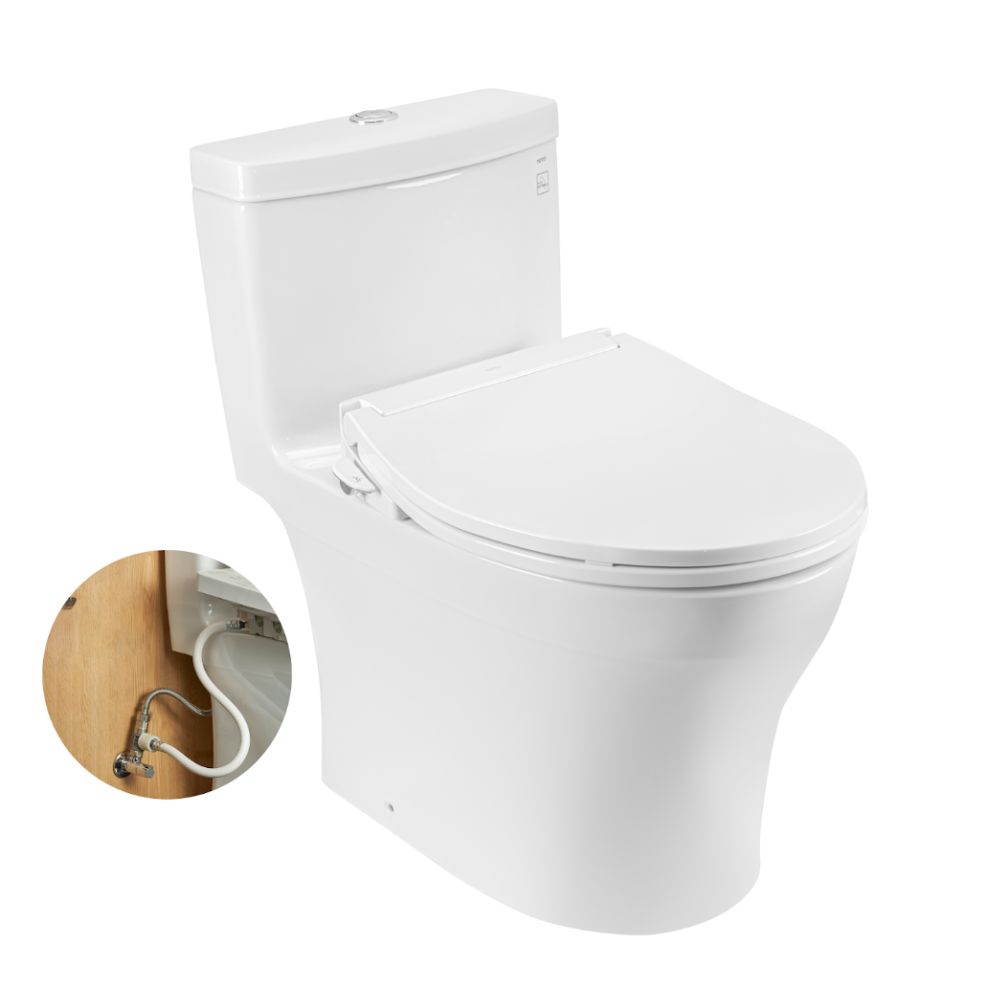 Bồn cầu TOTO MS889DRE6 1 khối nắp rửa cơ TCW11S