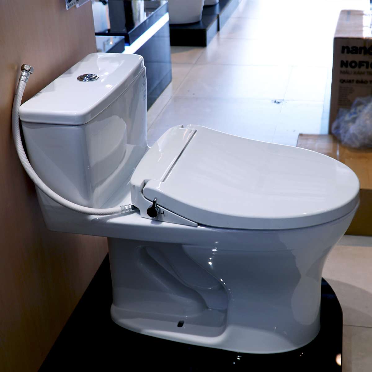 Bồn cầu TOTO MS855DE2 1 khối nắp rửa cơ TCW07S