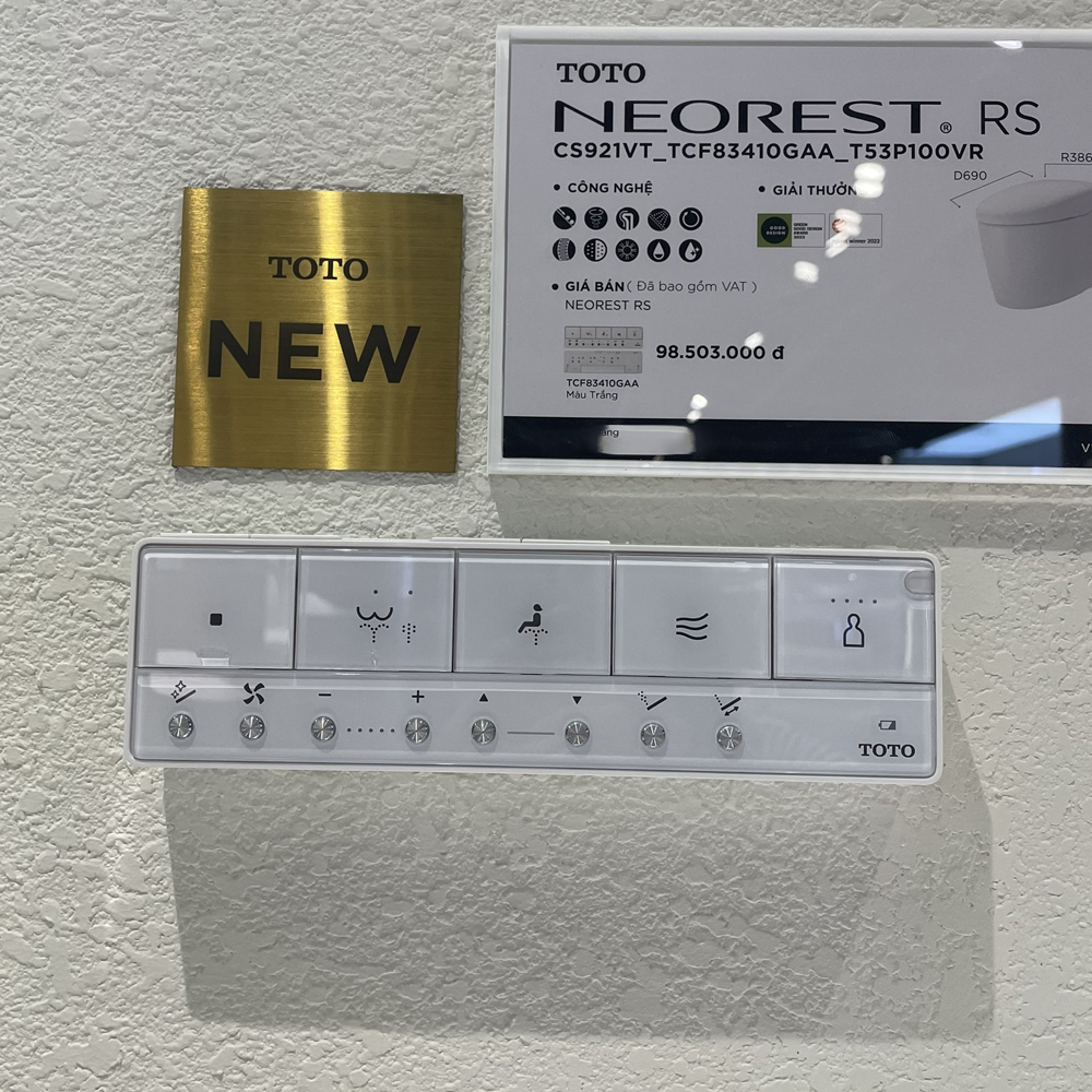 Bồn cầu thông minh Neorest RS TOTO CS921VT TCF83410GAA T53P100VR