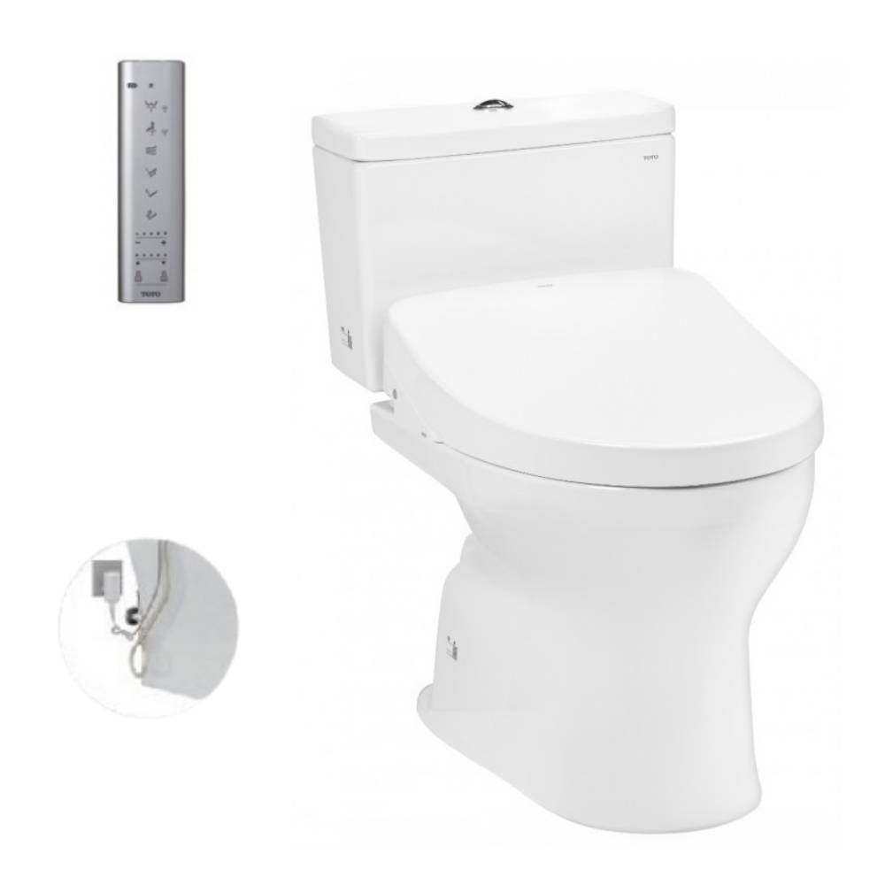 Bồn cầu TOTO CS302DW11 2 khối nắp điện tử Washlet S7 TCF4911Z