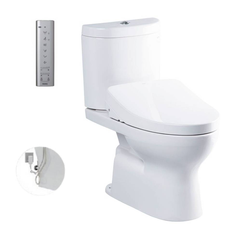 Bồn cầu TOTO CS325DRW11 2 khối nắp điện tử Washlet S7 TCF4911Z