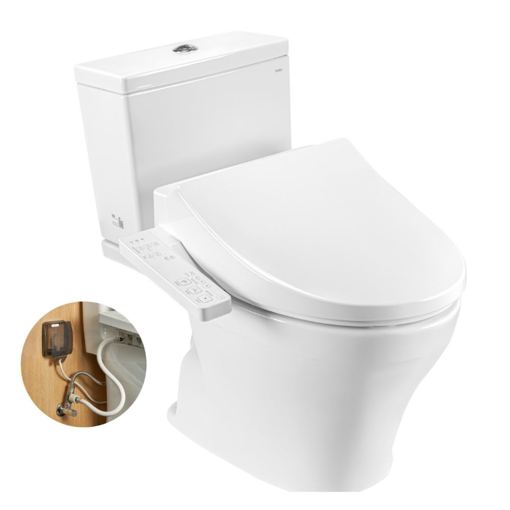 Bồn cầu TOTO CS326DW26 2 khối nắp điện tử Washlet S1 TCF23661GAA