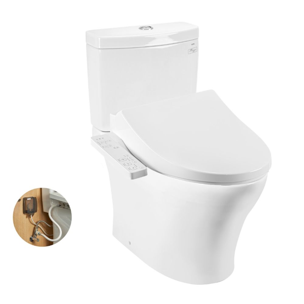 Bồn cầu TOTO CS769DRW26 2 khối nắp điện tử Washlet S1 TCF23661GAA