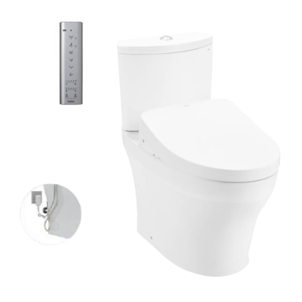 Bồn cầu TOTO CS838DW11 2 khối nắp điện tử Washlet S7 TCF4911Z