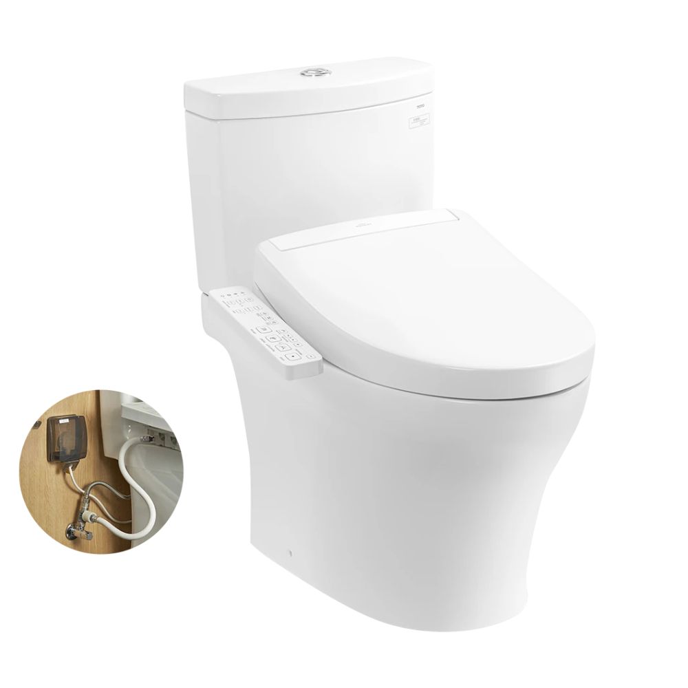 Bồn cầu TOTO CS838DW24 2 khối nắp điện tử Washlet S2 TCF33461GAA