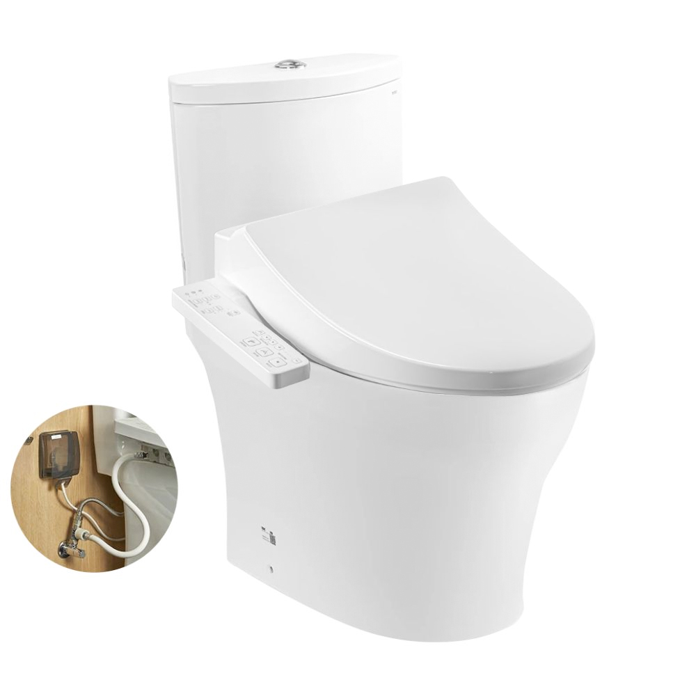 Bồn cầu TOTO CS838DW26 2 khối nắp điện tử Washlet S1 TCF23661GAA