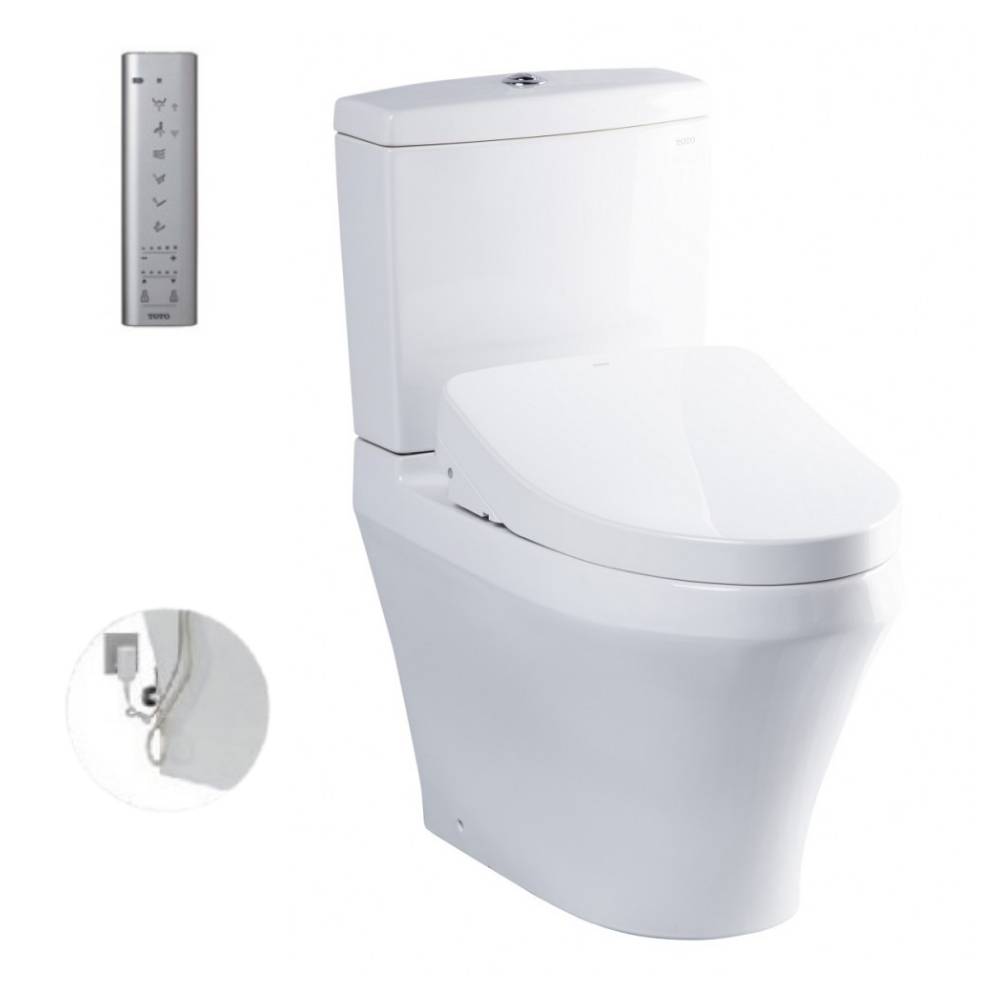 Bồn cầu TOTO CS945DNW11 2 khối nắp điện tử Washlet S7 TCF4911Z