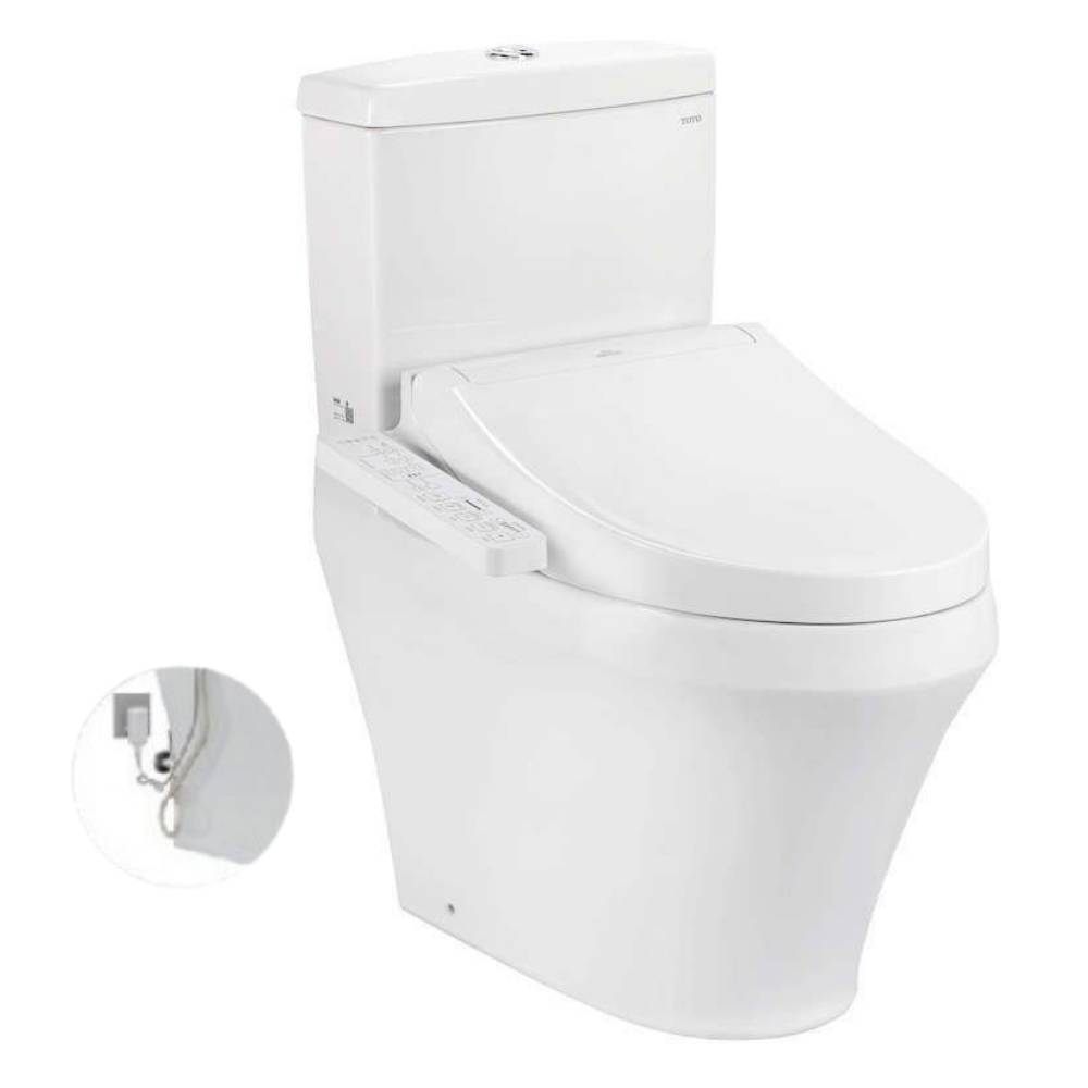 Bồn cầu TOTO CS948DW16 2 khối nắp điện tử Washlet C2 TCF23410AAA